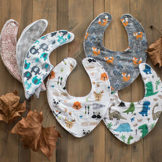 Flannelette bibs